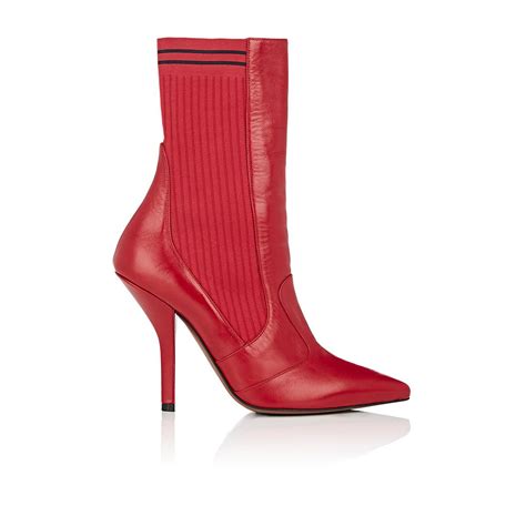 red FENDI Women Boots 